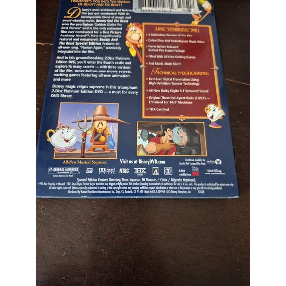 Sleeping Beauty Beauty and The Beast Movie Bundle DVDs Special Edition New - Picture 16 of 16
